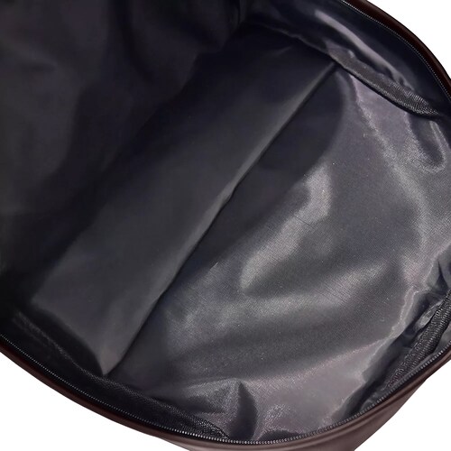 Mochila De Piel Sintética Retro Para Hombre, Bolso De Piel Vegana Informal De Gran Capacidad Para Laptop, Ideal Para Viaje O Excursión Marrón Oscuro