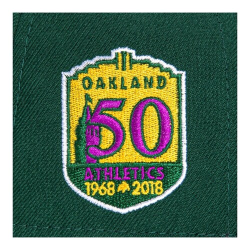 Gorra New Era 59Fifty Oakland Athletics 50th Anniversary 60359187 verde.
