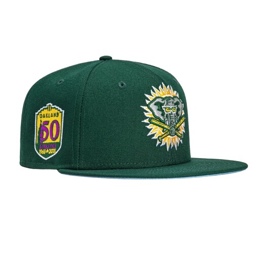 Gorra New Era 59Fifty Oakland Athletics 50th Anniversary 60359187 verde.