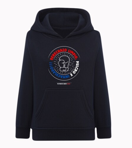 SUDADERA DERECHAZO LIMPIO NO PUEDES JUGAR BOXEO MUJER