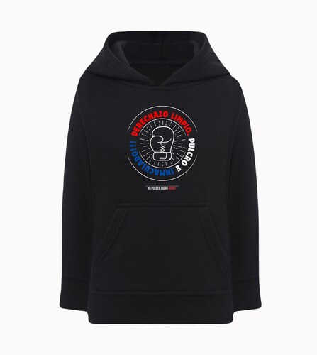 SUDADERA DERECHAZO LIMPIO NO PUEDES JUGAR BOXEO MUJER