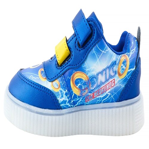 Tenis Niños Sonic Luces Leds Deportivos Videojuego 780-ras.