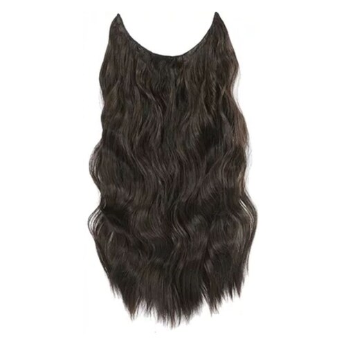 Extensiones De Cabello Cortinas Kanekalon Grapas Marrón negro