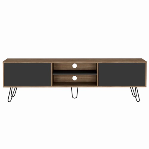 RACK RMABLE PARA TV 80" MODELO VASSEL MIEL CON PLOMO .