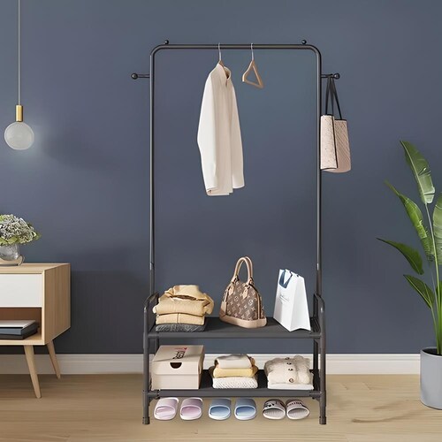 Rack Perchero Metalico Closet 60x145cm