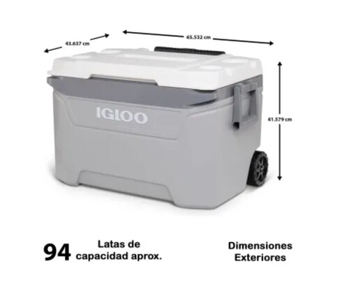 Hielera Rodante Igloo 56L 94 Latas