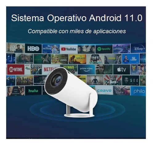Proyector Portatil 4k Wifi Bt Android 11.