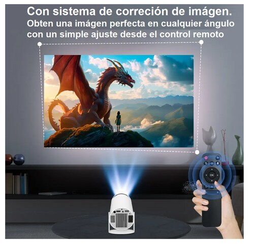 Proyector Portatil 4k Wifi Bt Android 11.