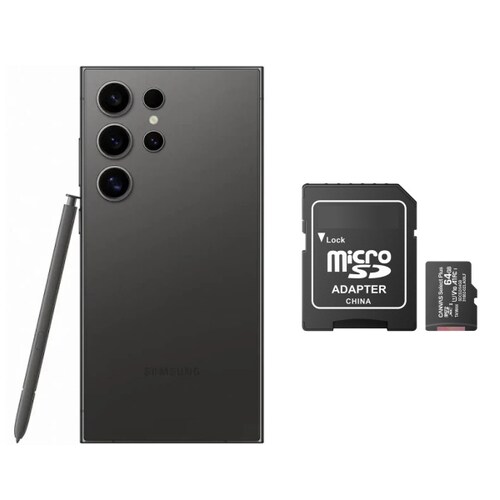 Samsung Galaxy S24 Ultra Negro Titanium 256GB Nuevo Snapdragon + Memoria MicroSD.