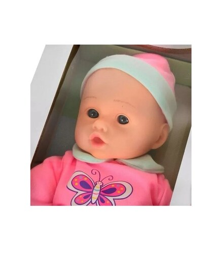Muñeca Bebe Con Cuna Y Carriola 4 en 1 .