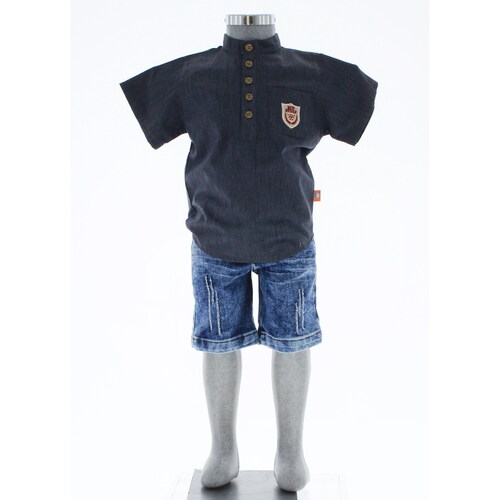 Conjunto para Niño 2 Piezas Shorts y Camisa 3236 1 a 8 Años...