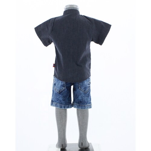 Conjunto para Niño 2 Piezas Shorts y Camisa 3236 1 a 8 Años...