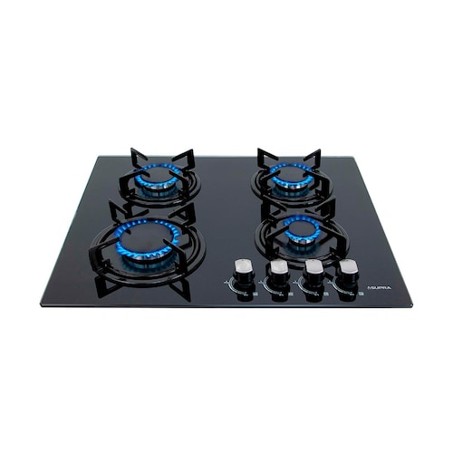 Parrilla A Gas Empotrar KAYSER Supra 4 Quemadores Cristal Templado.