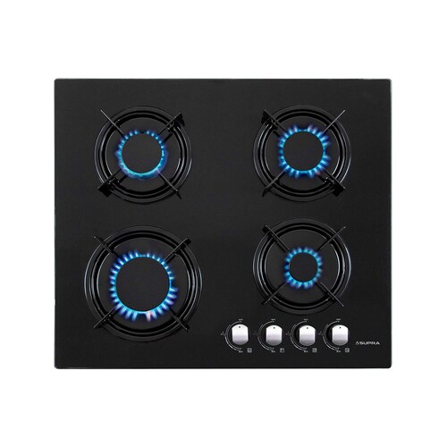 Parrilla A Gas Empotrar KAYSER Supra 4 Quemadores Cristal Templado.
