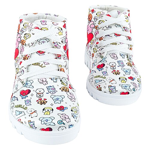 Bota Niña BT21 Personajes K-pop BTS Army Cómodas 900-B-BT21.