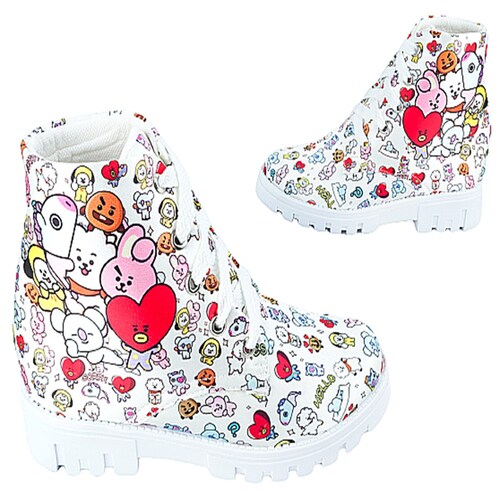 Bota Niña BT21 Personajes K-pop BTS Army Cómodas 900-B-BT21.