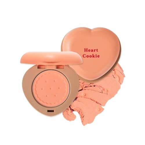 Rubor Compacto Heart Cookie Apricot.