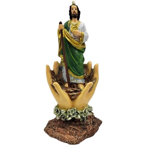 San Judas Tadeo Sobre Manos 28cm .