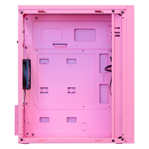Gabinete Gamer XTREME PC GAMING XST-100 Mini ITX 1 ventilador RGB Rosa XSCGXT0P-V2 