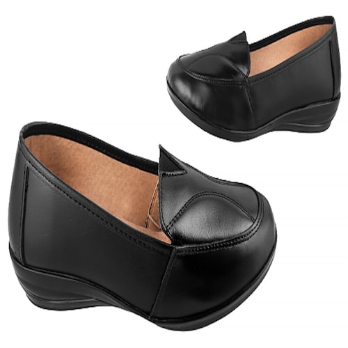 Zapatos Cómodos Dama Pie Diabético Juanetes 100% Piel 1140-n.