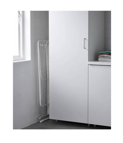 Tendedero de Piso Plegable Abatible de 3 cuerpos con Alas Acero con Pintura Inoxidable Blanca
