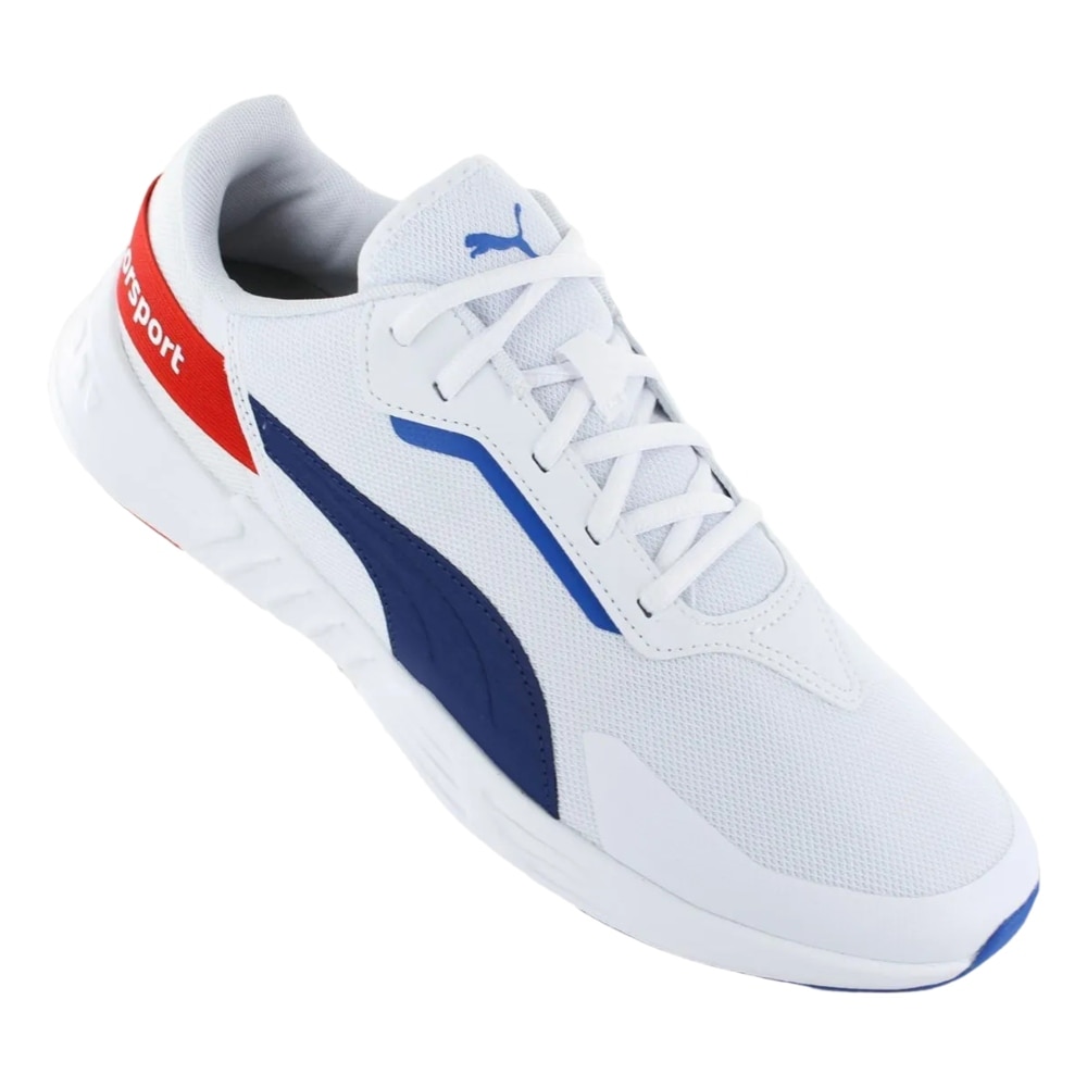 Tenis Deportivo Puma BMW MMS Tiburion Logo Blanco 307502 02