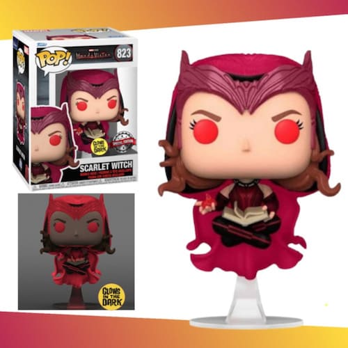 Funko Pop - Wandavision - Scarlet Witch #823 (glow) .
