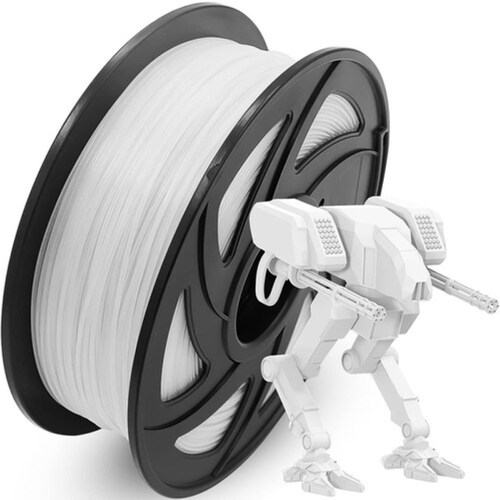 Filamento De Impresora Material De Impresión 3d 1 Kg 1,75 Mm Blanco