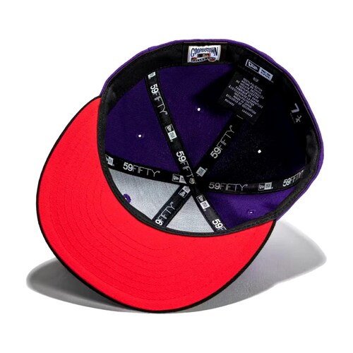 Gorra New Era 59fifty Minnesota Twins 7 3/8 50 Seasoms Morada 1403936.