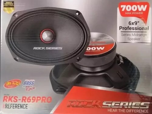 Medio Rango Rock Series RKS-R69PRO 6x9 PuLG Open Show 700w.