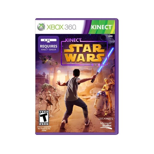 Juego disco Xbox 360 Kinect Star Wars gamer físico consola cartucho