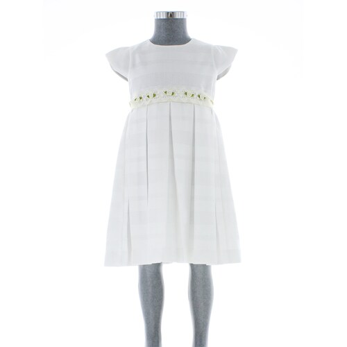 Vestido Niña Blanco 1 a 8 años Presentación Ceremonia Primera Comunion 3576