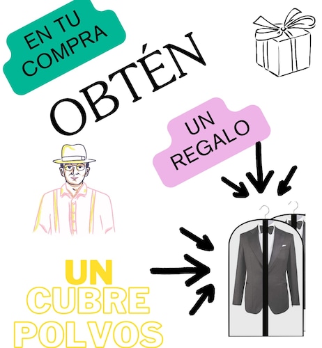 Guayabera 100% Lino Fresco Premiun Manga Larga Incluye Cubre Polvos