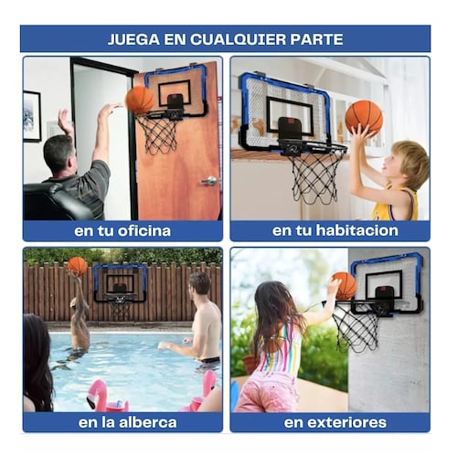 Tablero Basketball Juguete Gratis Balon Para Pared O Puerta