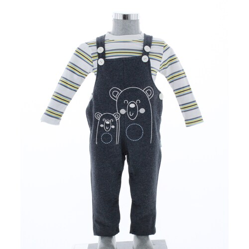 Conjunto Bebé Niño 2 Piezas Overol 3635 0 a 2 Años