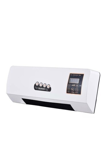 Ventilador con Calefactor de Pared Con Control Remoto y temporizador de 1800 Watts-EL-41458