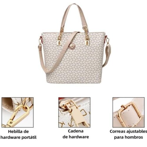 Bolsos Tote de hombro satchel 6 pzas.