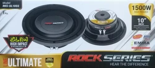 Subwoofer Plano  Rock Series RKS-UL10SS 10 Pulgadas 500 W Rms.