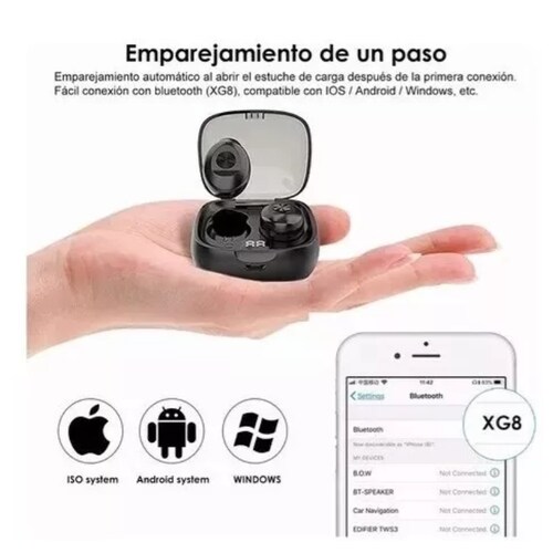 Auriculares Inalámbricos Bluetooth Impermeables Xg8.