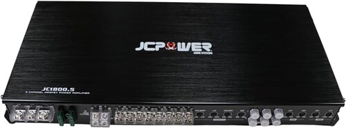 Amplificador JC POWER JC1800.5 500W 5 Canales Clase A/B.