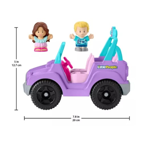 Fisher-price Lp Set De Juego Tu Primer Jeep De Barbie morado