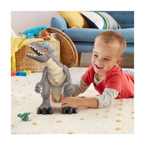 Jurassic World Indominus Rex dinosaurio gris