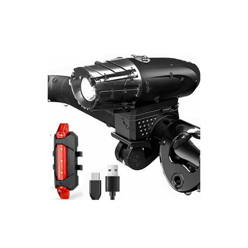 Luces Bicicleta Delantera Y Trasera Impermeable IPX5.