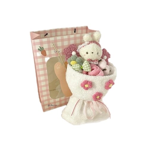 Ramo Peluche Kuromi, Cinnamorroll, Hello Kitty y Melody.