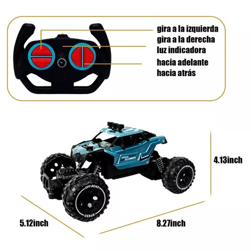 Carro Control Remoto Recargable Todoterreno Para Niños .
