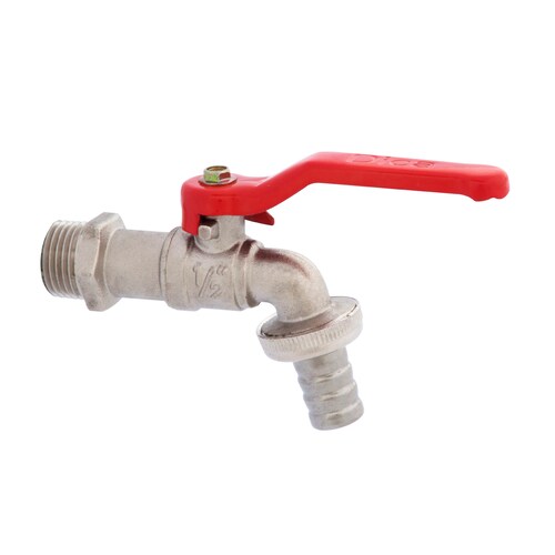 Llave Jardin 1/2 Esfera Niquelada Dica 4020