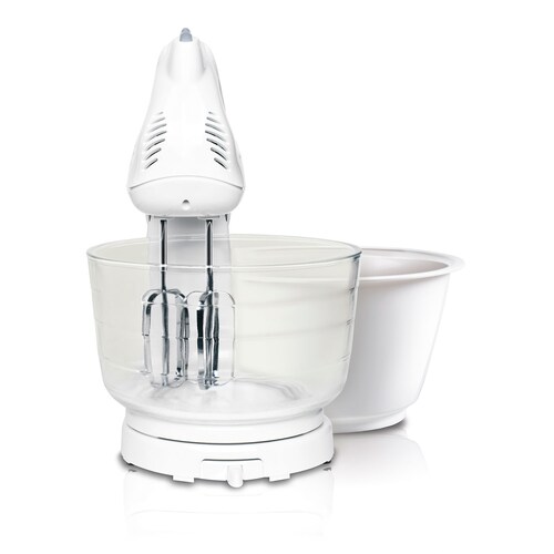 Batidora de Pedestal Hamilton Beach 64693 6 Vel 2 Tazones Blanca