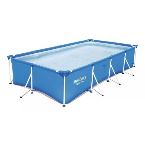 Alberca Rigida Rectangular Estructural 4 mts Largo Bestway