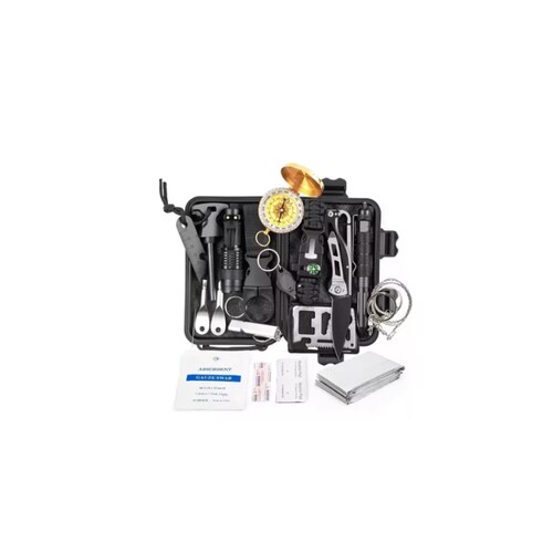 Kit De Supervivencia De Emergencia Para Viajes Al Aire Libre.