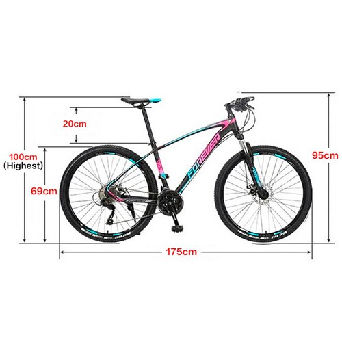 Bicicleta de montaña 27 velocidades 27.5".